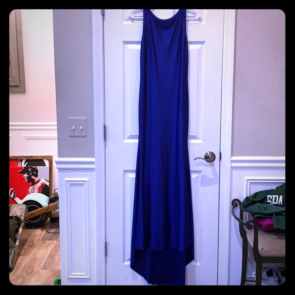 Royal Blue no-name bodycon gown